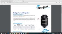 BIODIGESTOR AUTOLIMPIABLE ROTOPLAS